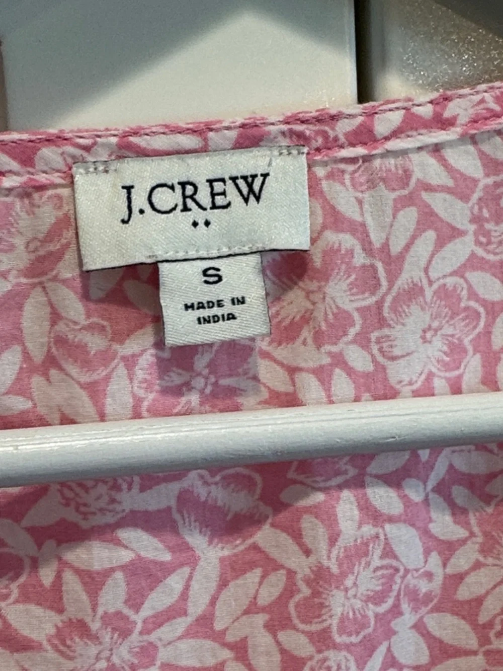 J.Crew Factory Floral Cotton Blouse Blouse